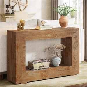 47&quot Farmhouse Console Table with Storage
