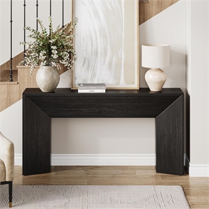 63&quot Extra Long Console Table - Modern Farmhouse Sofa Table Behind Couch
