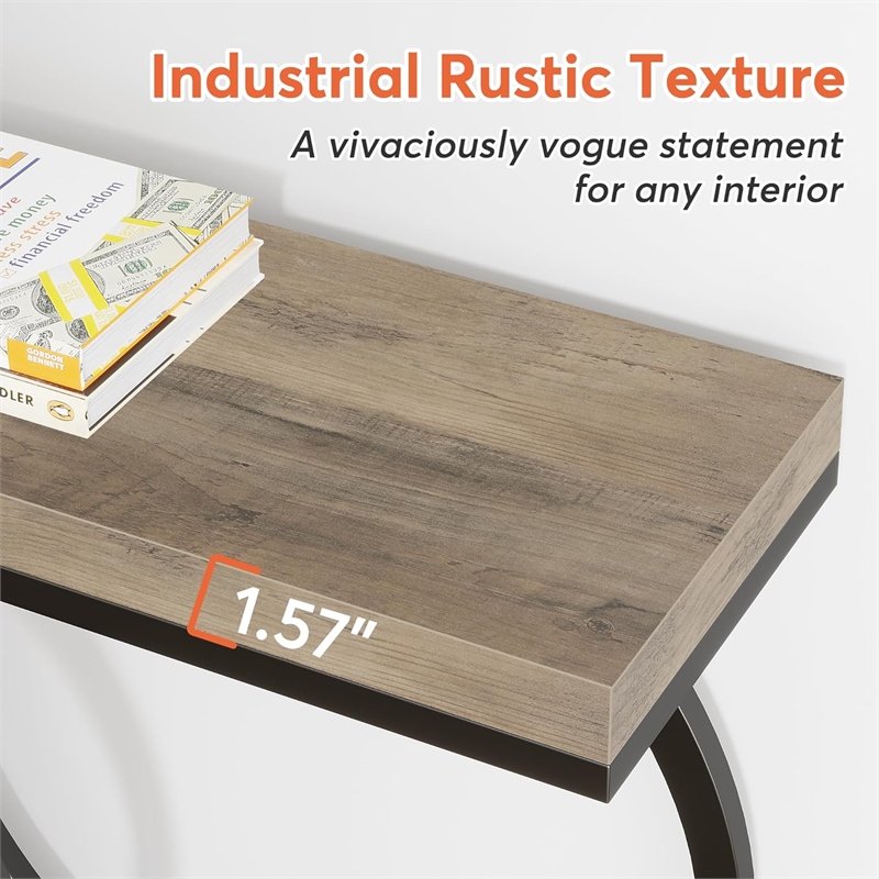 Industrial Console Table 55