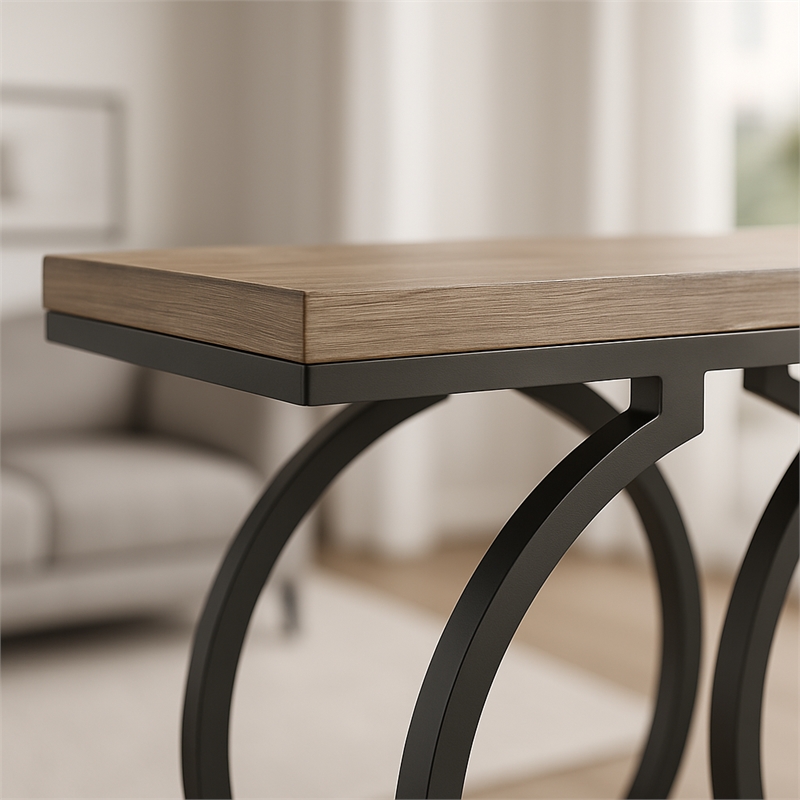 Industrial Console Table 55