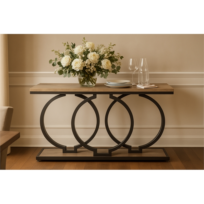 Industrial Console Table 55