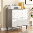 2-Drawer File Cabinet/Lateral Filing for A4/Letter/Legal Size/White