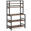 Industrial 5-Tier Kitchen Baker's Rack with Hutch/32
