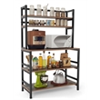 Industrial 5-Tier Kitchen Baker's Rack with Hutch/32