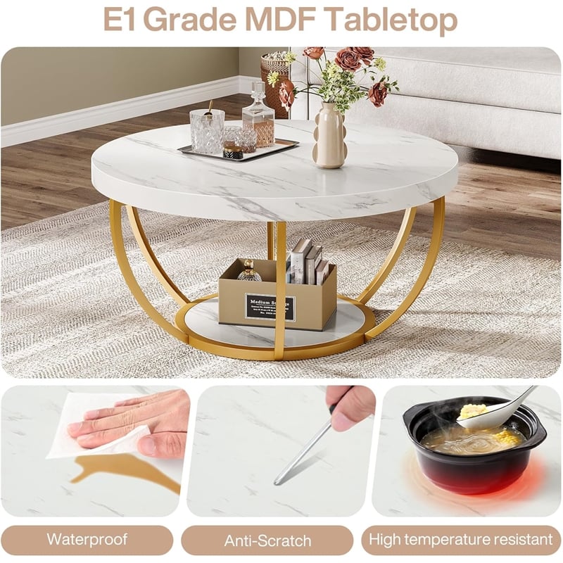 Modern Round Coffee Table/31.7