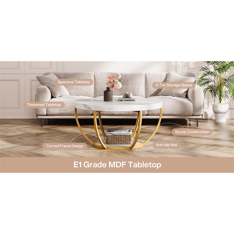 Modern Round Coffee Table/31.7