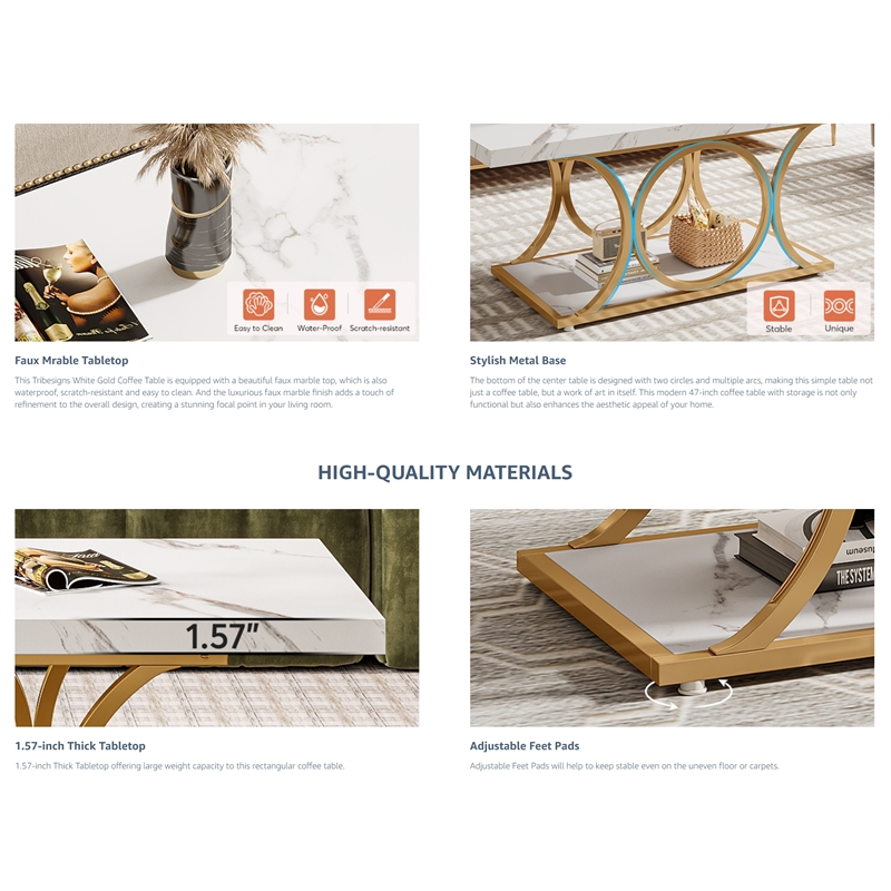 Rectangle Coffee Table/47.24