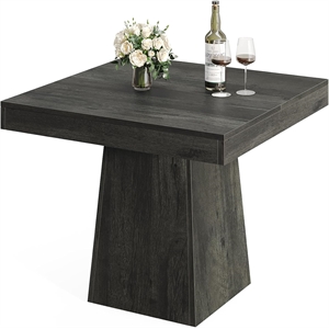 31.5&quot Square Dining Table for 4/Small Farmhouse Kitchen with Thick Wood