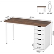 Computer Desk with 5 Drawers/47