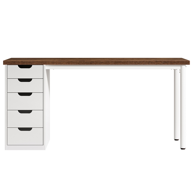 Computer Desk with 5 Drawers/47