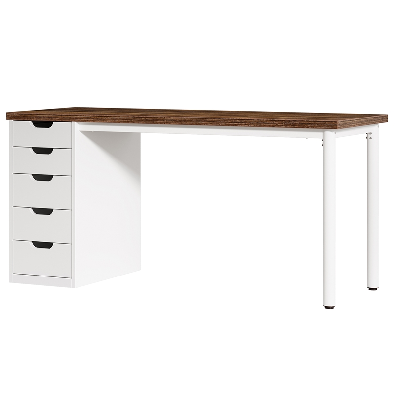 Computer Desk with 5 Drawers/47