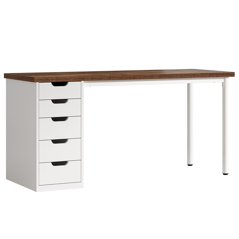 Computer Desk with 5 Drawers/47