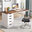 Computer Desk with 5 Drawers/47