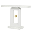 Modern Console Table with Geometric Base/40