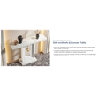Modern Console Table with Geometric Base/40