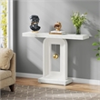 Modern Console Table with Geometric Base/40