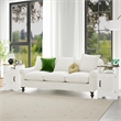 Farmhouse Nightstand Side End Table with Charging Station 2 Sets White & Rustic