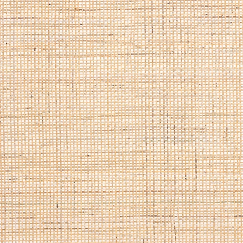 bali & pari Aurelia Brown Finished Bayur Wood and Rattan Queen Size Headboard
