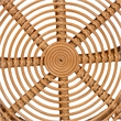 bali & pari Tiramisu Modern Bohemian Rattan Coffee Table in Natural Brown