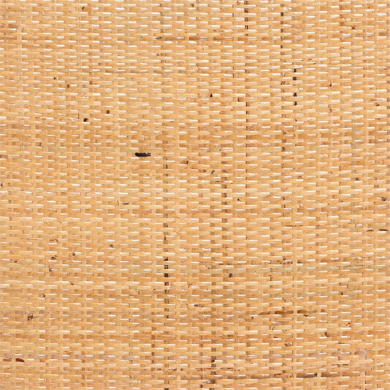 bali & pari Ramsey Black and Brown Rattan King Size Standalone Headboard