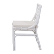 bali & pari Carwyn Bohemian White Rattan Dining Chair