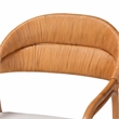 bali & pari Marisa Bohemian Light Honey Rattan Arm Chair