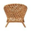 bali & pari Robista Bohemian Natural Rattan Accent Chair