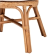 bali & pari Daniela Bohemian Light Honey Rattan Dining Chair