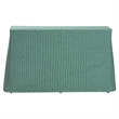 bali & pari Palm Bohemian Seafoam Green Scallop Rattan Console Table