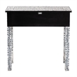 bali & pari Diata Black and White Pearl Capiz Shell 2-Drawer Console Table