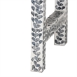 bali & pari Diata Black and White Pearl Capiz Shell 2-Drawer Console Table