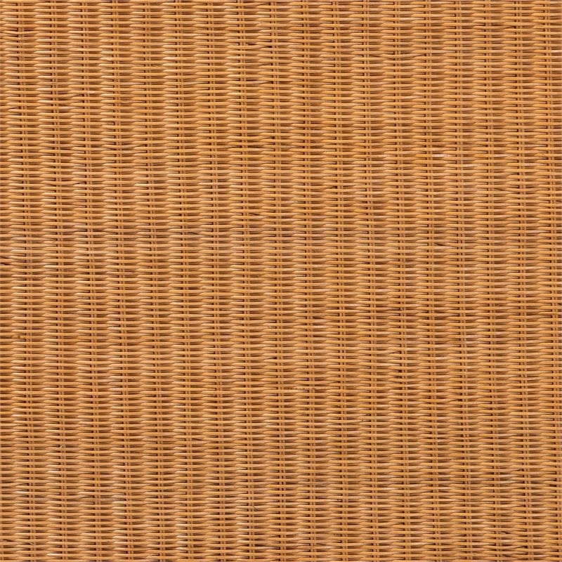 bali & pari Maritza Honey Scalloped Rattan Pitrit King Standalone Headboard