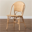 bali & pari Jaylyn Bohemian Natural Rattan Dining Chair