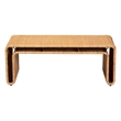 bali & pari Nevada Bohemian Light Honey Rattan Coffee Table
