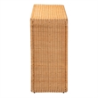 bali & pari Nevada Bohemian Light Honey Rattan Console Table