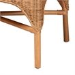 bali & pari Oxford Bohemian Light Honey Rattan Dining Bench
