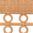 bali & pari Oxford Bohemian Light Honey Rattan Dining Bench