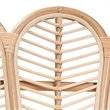 bali & pari Eliava Natural Rattan Accent Bench with Removable Cushion