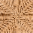 bali & pari Caroline Round Rattan End Table Drum Shape Accent Table