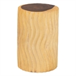 bali & pari Fuchsia Hand-carved Suar Wood Side Table