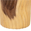 bali & pari Fuchsia Hand-carved Suar Wood Side Table