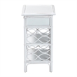 bali & pari Akane Natural Rattan Nightstand with Drawer and Open Shelves