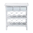 bali & pari Akane Natural Rattan Nightstand with Drawer and Open Shelves
