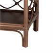 bali & pari Akane Natural Rattan Nightstand with Drawer and Open Shelves