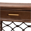 bali & pari Akane Natural Rattan Nightstand with Drawer and Open Shelves