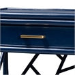 bali & pari Daina Natural Rattan Nightstand with Drawer and Open Shelves