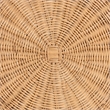 bali & pari Avalon Scallop Natural Rattan Pedestal Side Table