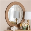 bali & pari Nieva Round Woven Rope Mirror