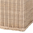 bali & pari Barid Braided Rattan Storage Bench with Cushioned Lift-Top Lid