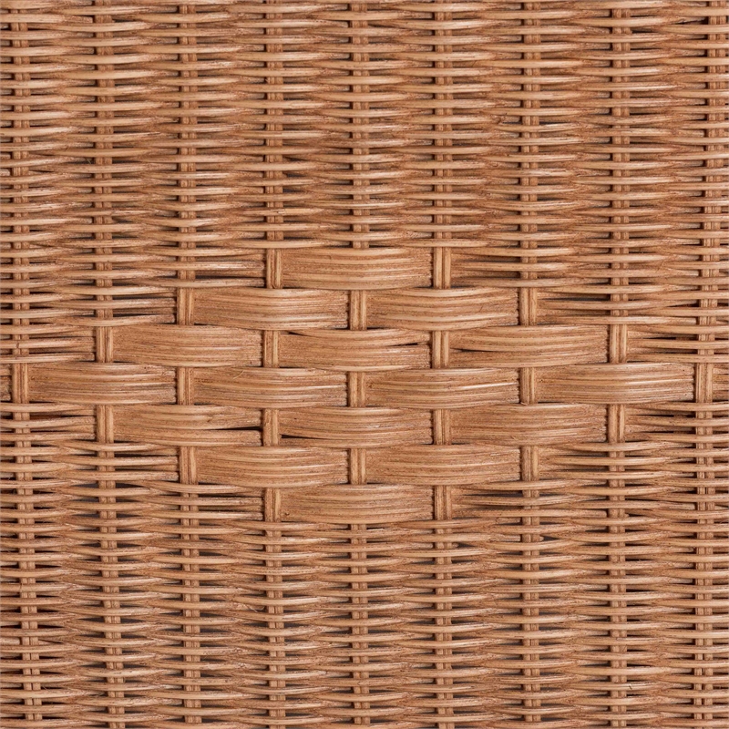 bali & pari Eamon Braided Natural Rattan Storage Bench